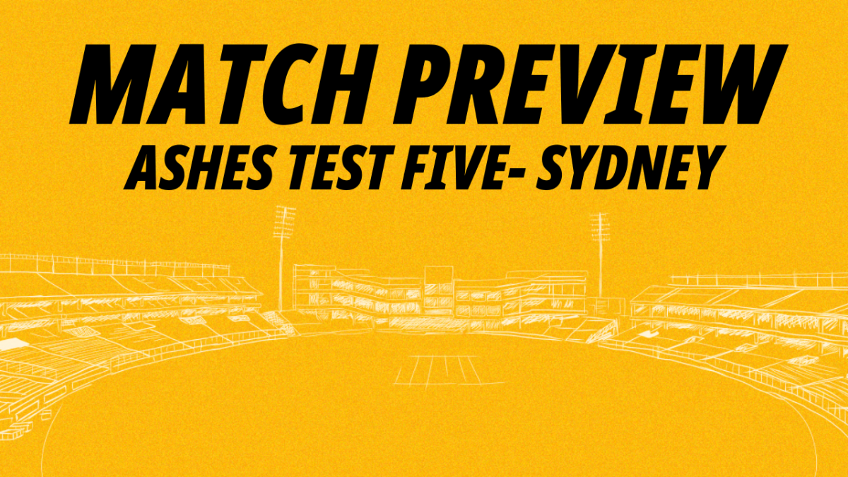 The SCG pitch may help England in fifth Ashes Test